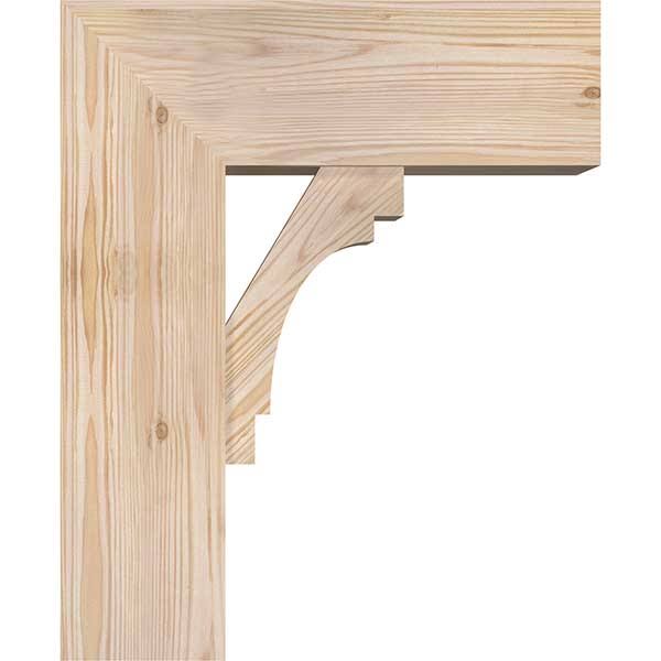 7 1/2x22W x 18x22D x 22x22H Douglas Fir Bracket Y5308