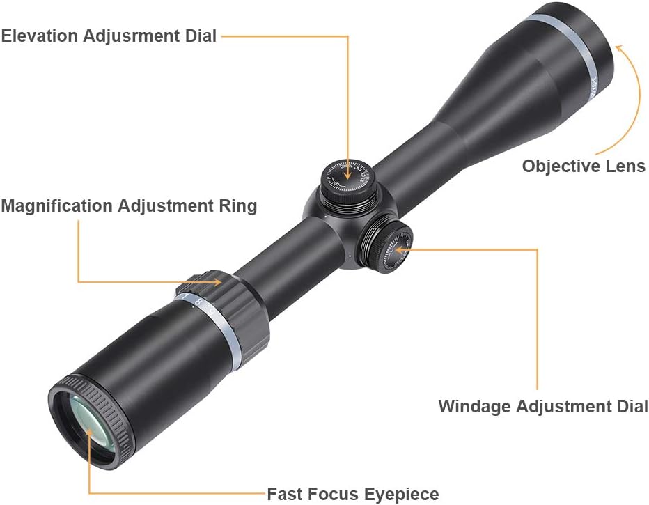 3-9x40mm Rifle Scope with BDC Reticle G794070