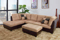 103.5'' Sectional Sofa with Storage Ottoman B742685