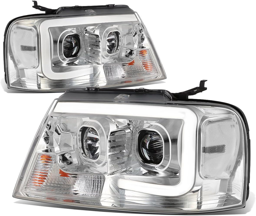 Black Housing LED Projector Headlights Assembly J18432
