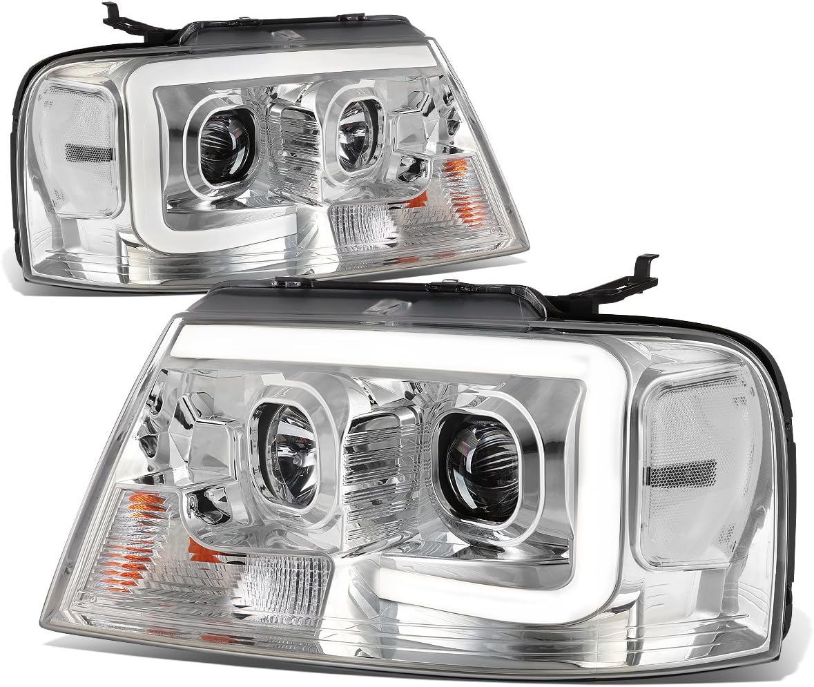 Black Housing LED Projector Headlights Assembly J18432