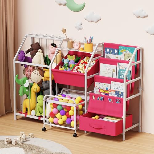 White 3 Tier Kids Bookshelf and Toy Storage M3417