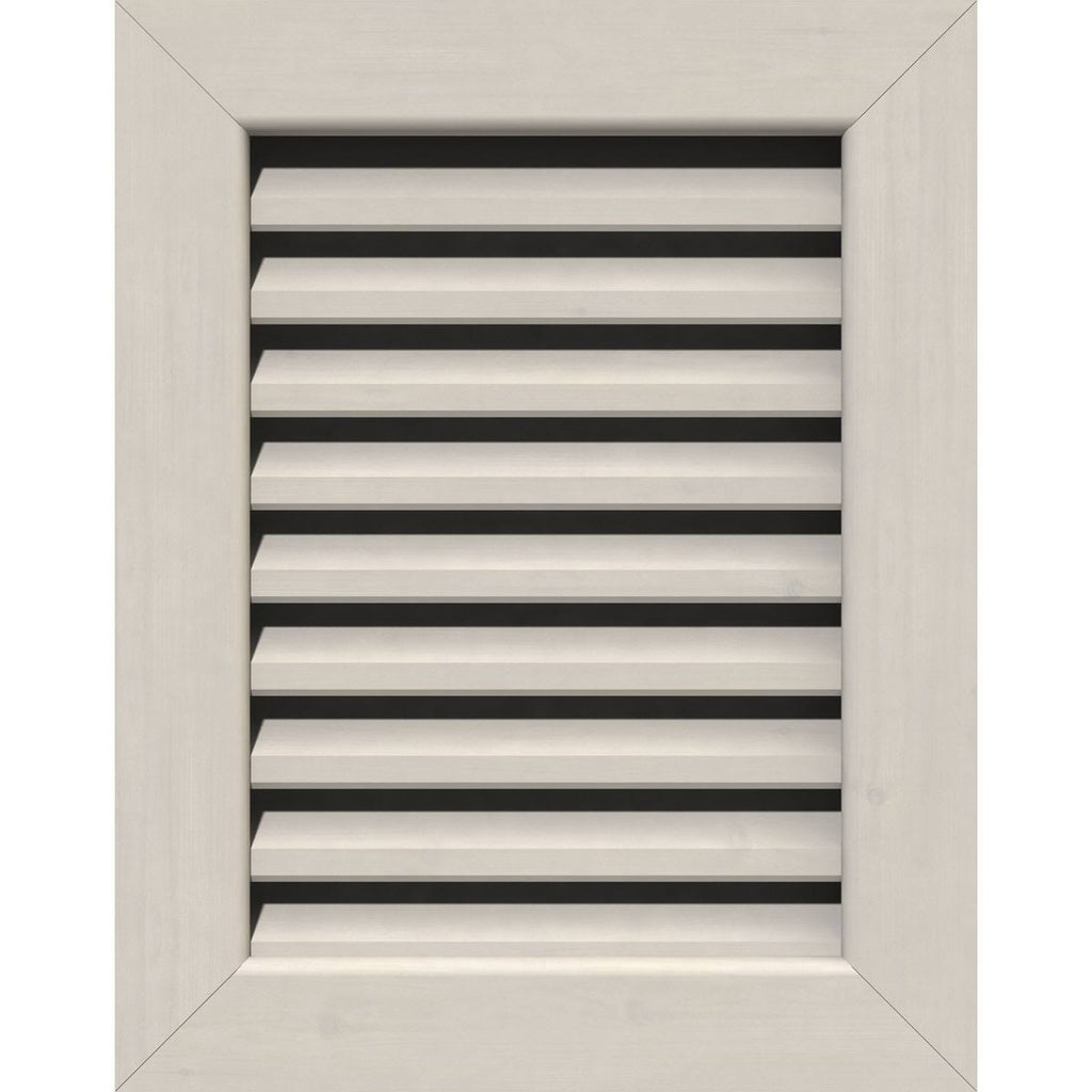 28 inch x 28 inch Primed Western Red Cedar Gable Vent L625