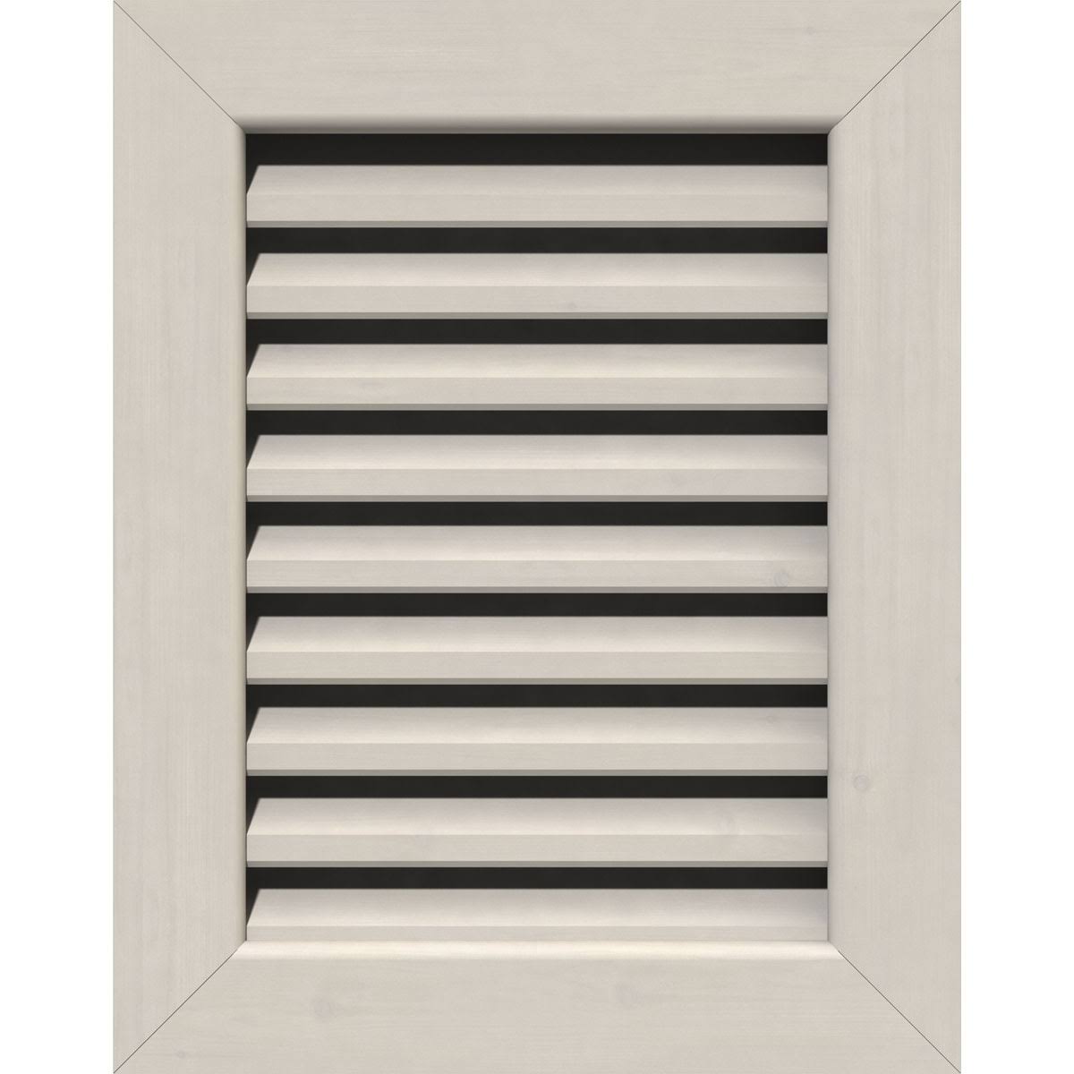 28 inch x 28 inch Primed Western Red Cedar Gable Vent L625