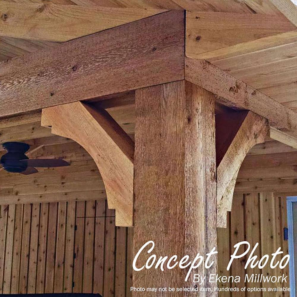 Traditional Rough Sawn Brace, Douglas Fir Y625118