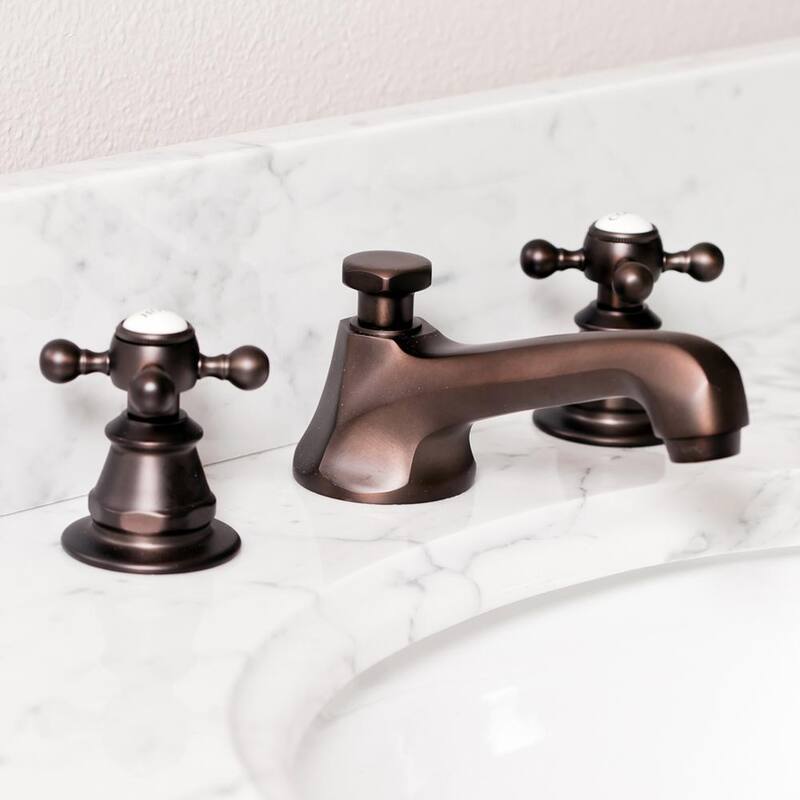 2-Handle Widespread Bathroom Faucet with Pop-Up Drain U699318