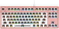 Frosted Pink 87 Keys RGB Modular Mechanical Keyboard E324