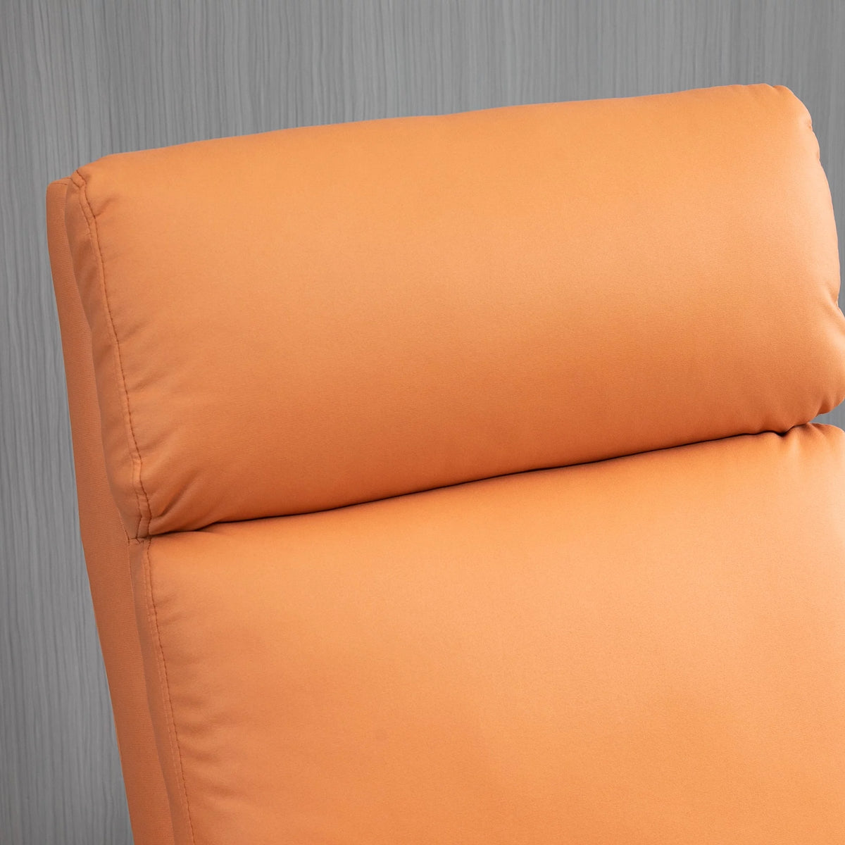 Orange Manual Recliner Chair with Footrest W5871