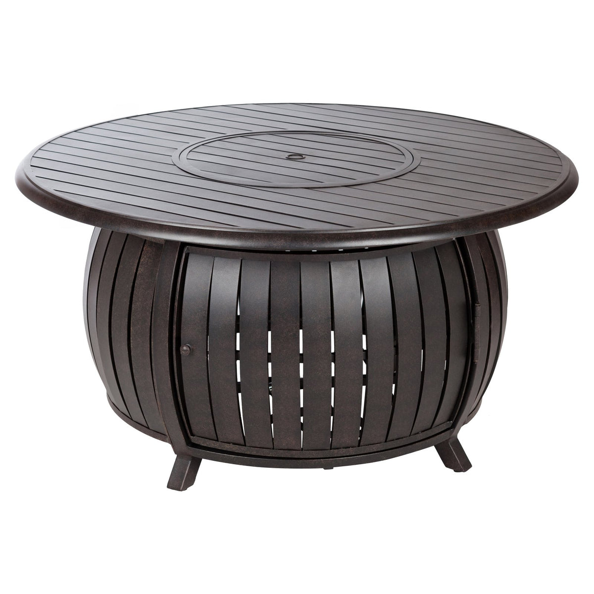 47" Wide 40,000 BTU Freestanding Liquid Propane Round Table Fire Pit O804