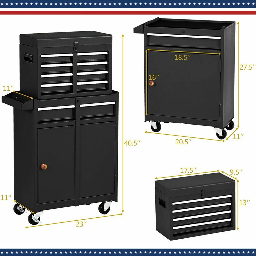 5 Drawer Rolling Tool Chest with Wheels B227247