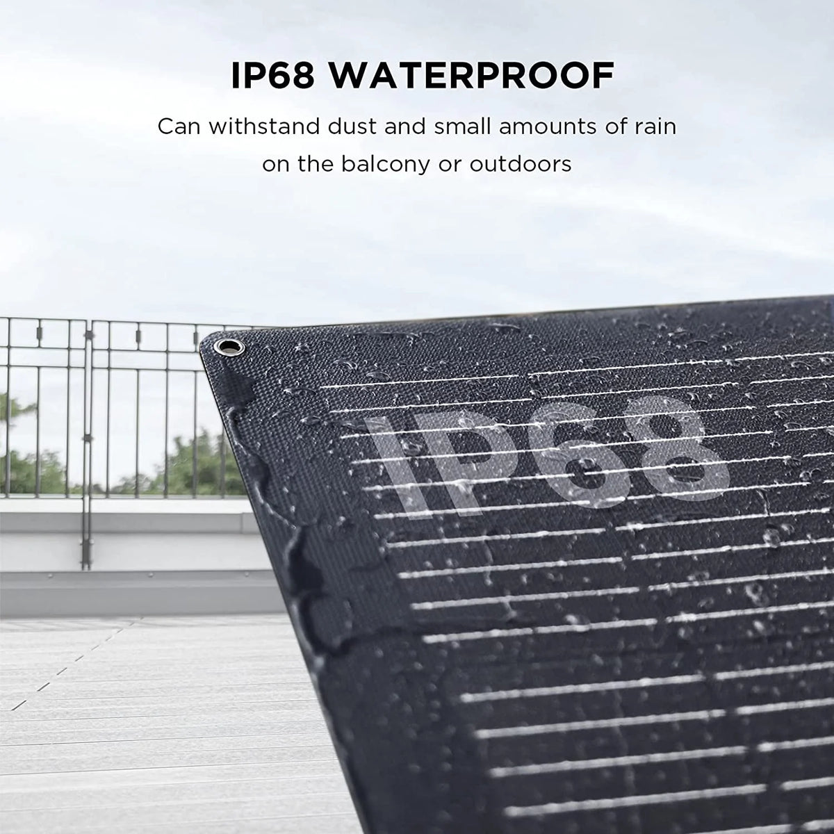 100W Flexible Solar Panel IP68 Waterproofing V252068