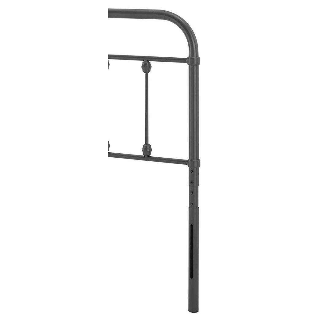 King Size Grey Metal Headboard O923