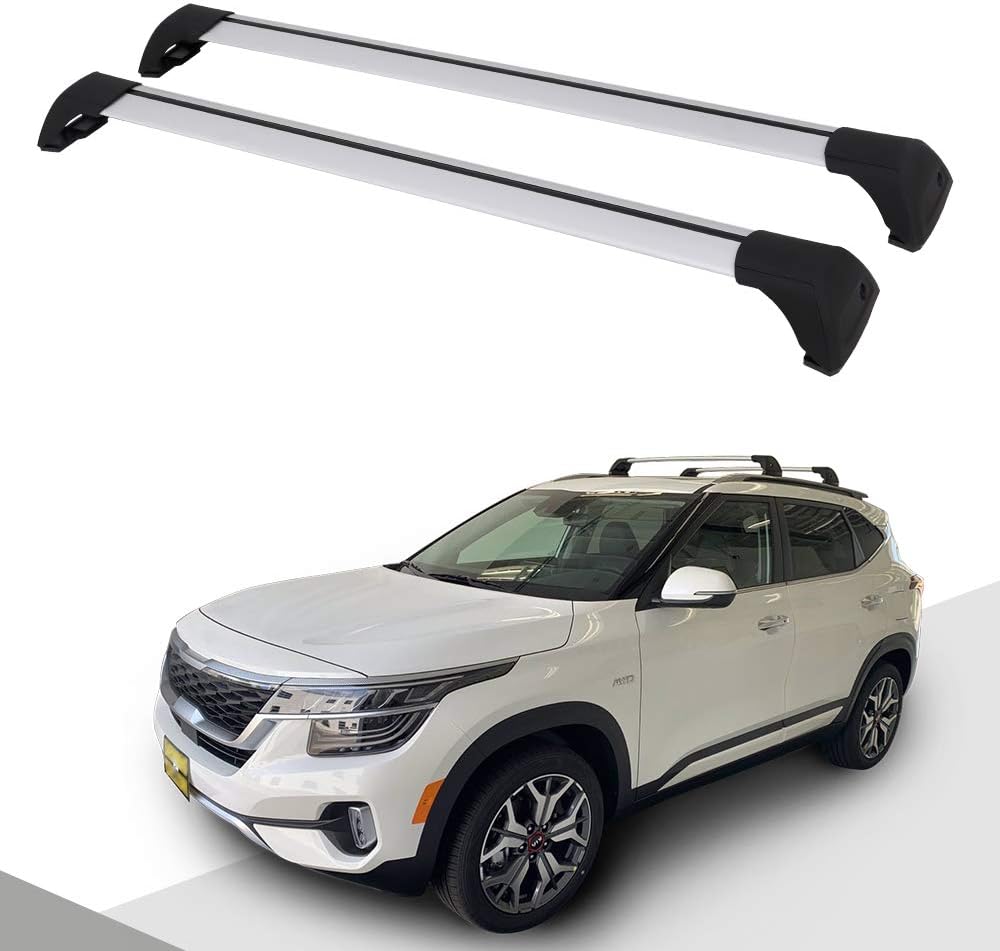 Lockable Roof Rack Cross Bars for Kia Seltos 2021 2022 M284