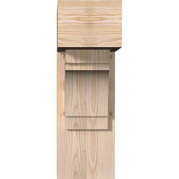 7 1/2x22W x 18x22D x 22x22H Douglas Fir Bracket Y5308