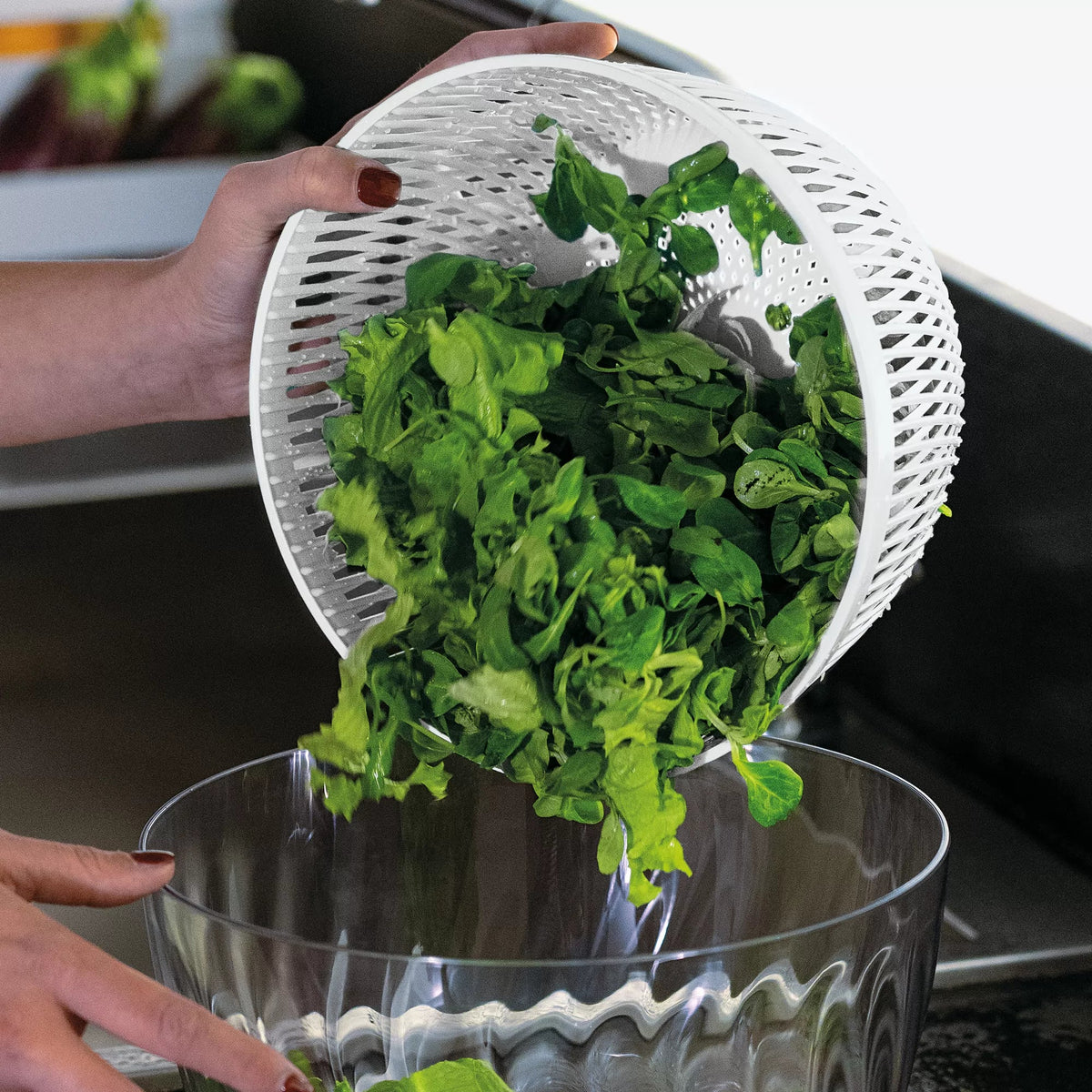 Salad Spinner With Lid B250