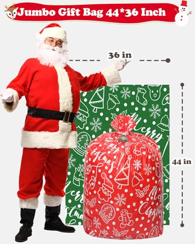 Assorted Sizes 34Pcs Christmas Gift Bags W69616