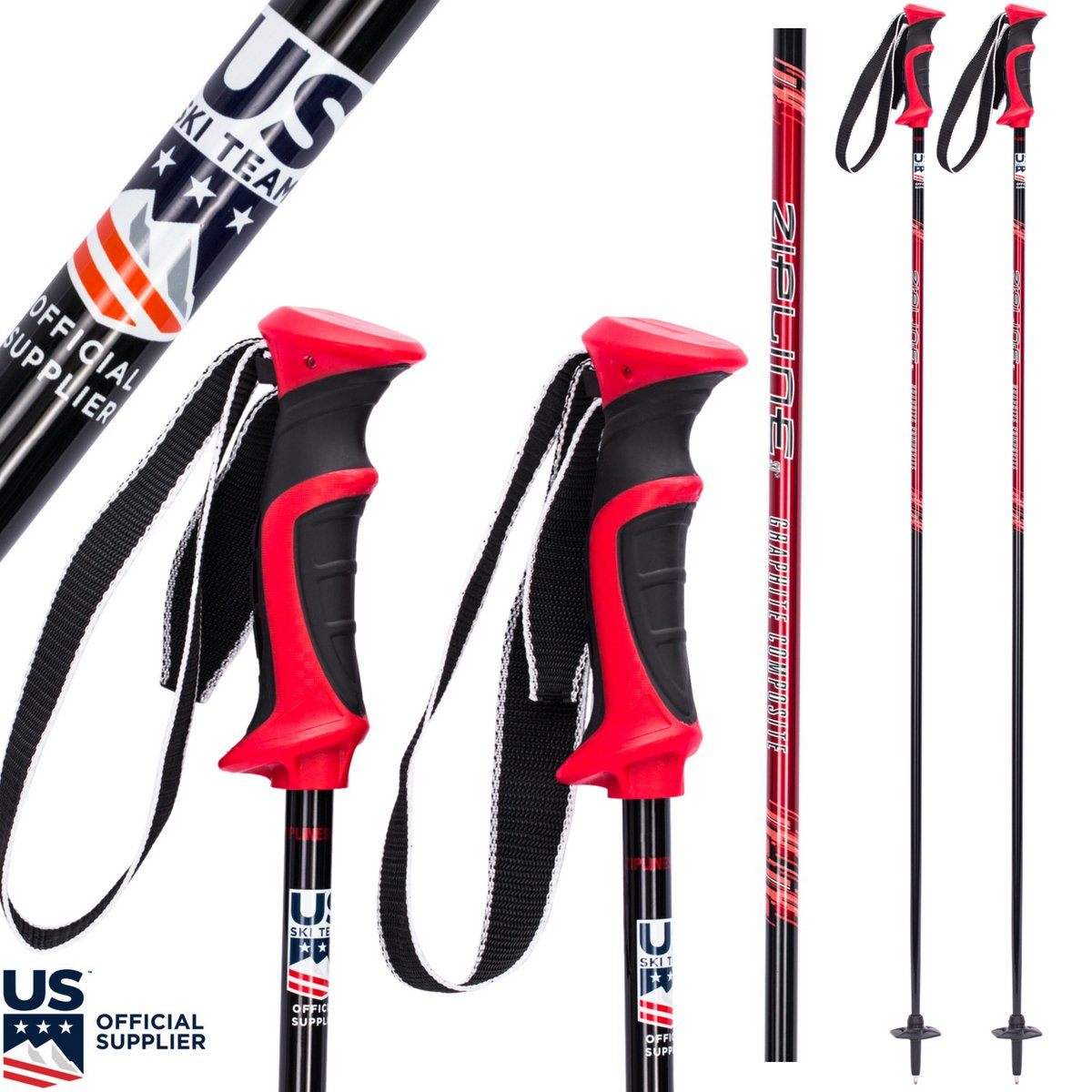 14.0 Graphite Composite Ski Poles H748
