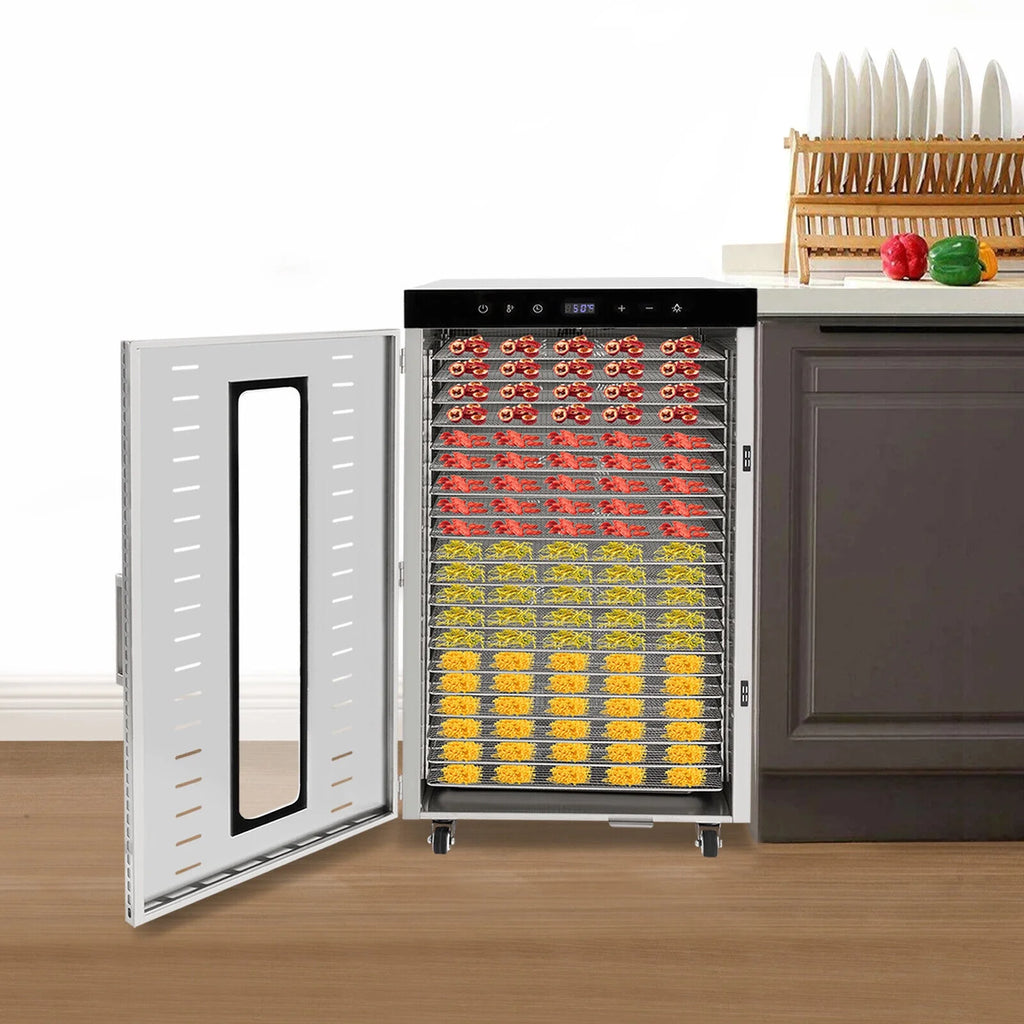 1700W Food Dehydrator with 20 Stainless Steel Trays T643635