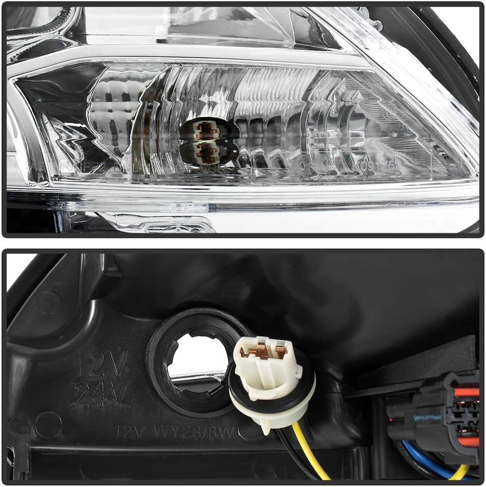 Chrome Housing LED Projector Headlights Pair R522582