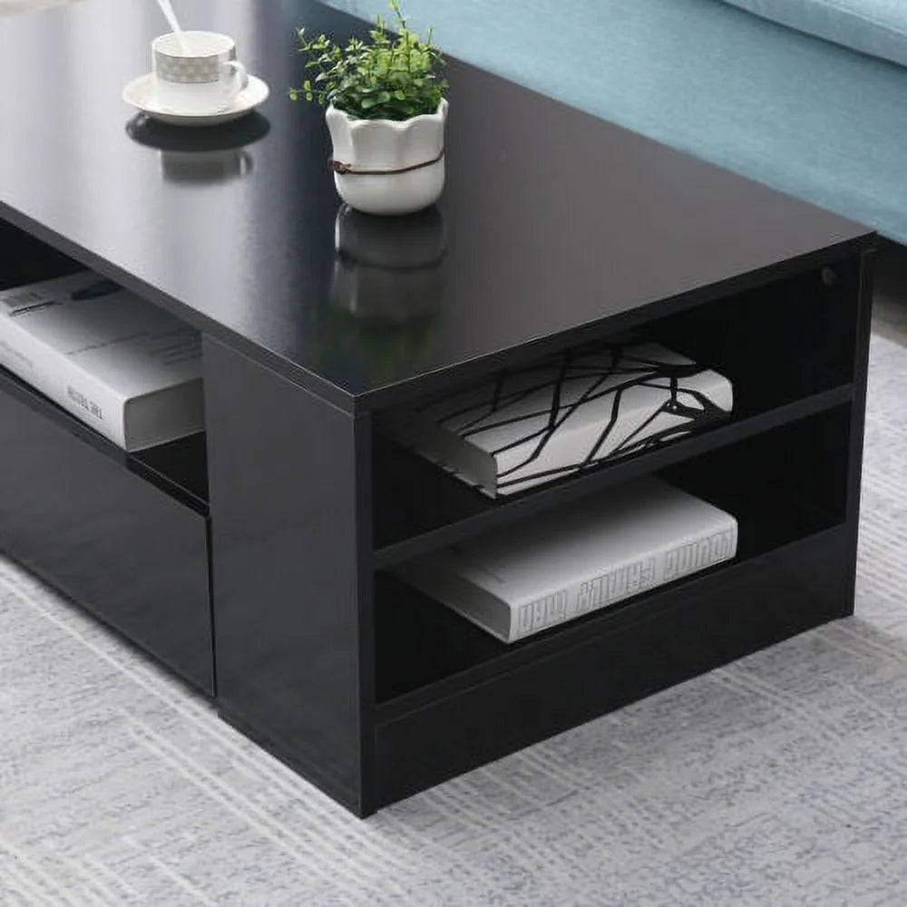 Black High Gloss Coffee Table Y5157