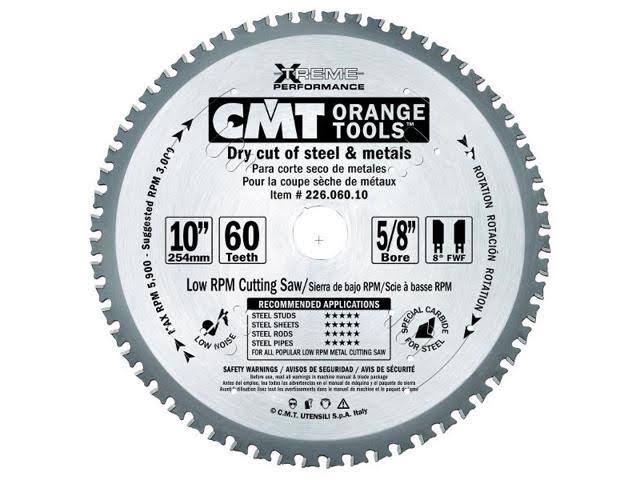 10x22 x 60 Teeth Dry Cut Steel Saw Blade C37445
