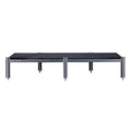 Clear Glass Shelf with Black Poles K45236
