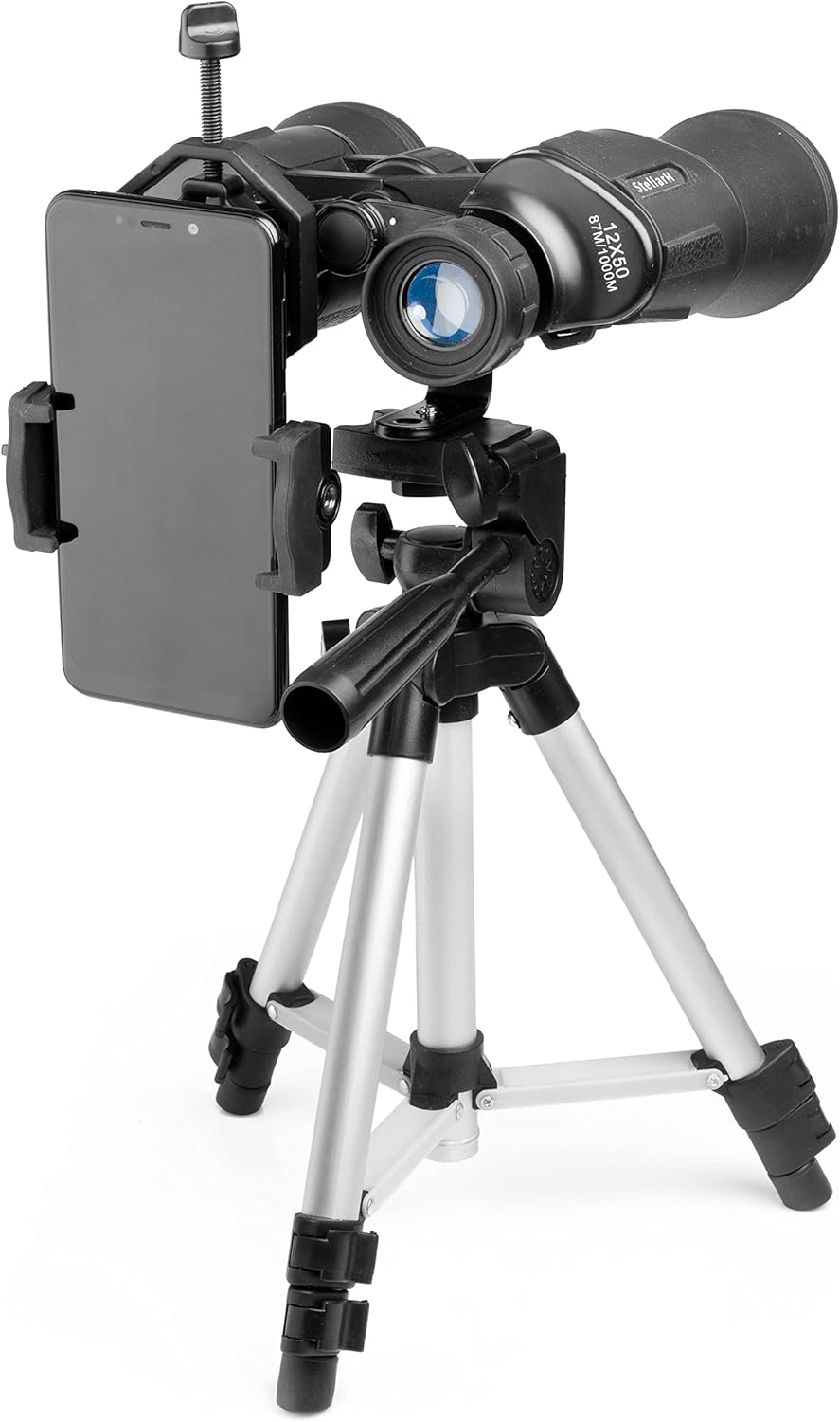 12x50 HD Full Size Binoculars with Photography Kit I449