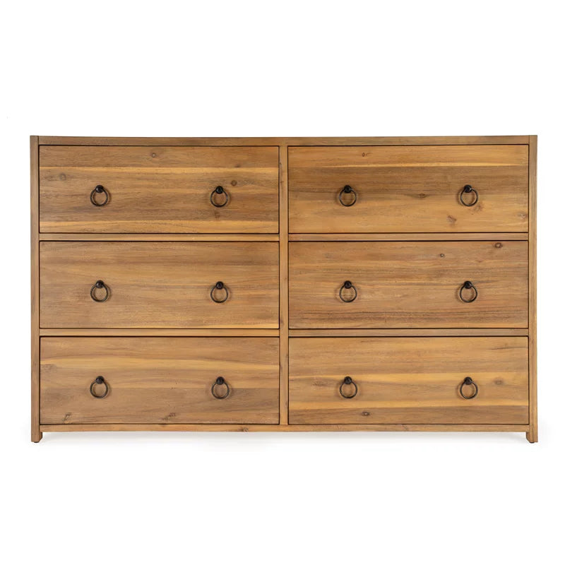 6-Drawer Engineered Wood Double Dresser N31842