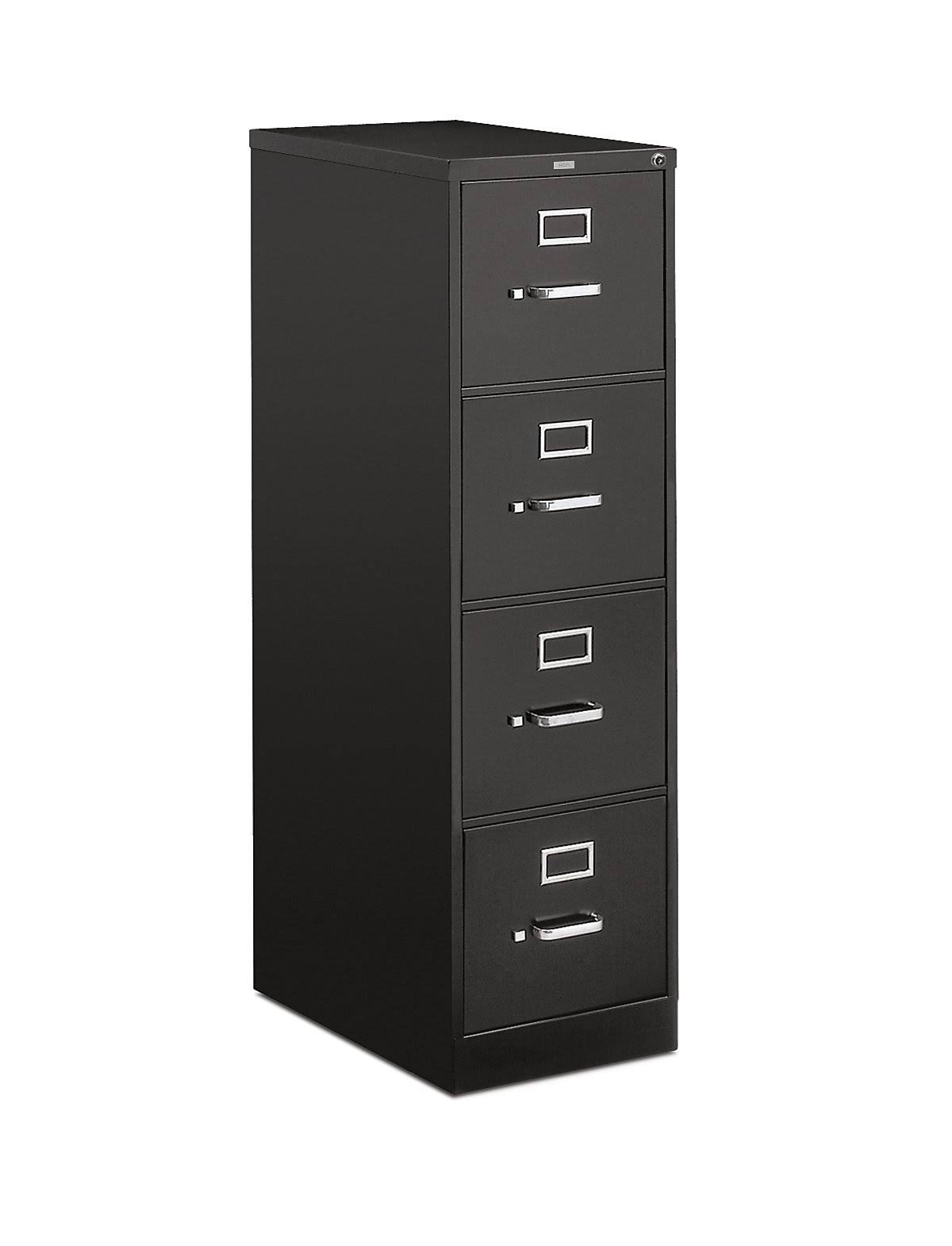 Black Four-Drawer Letter File B1867