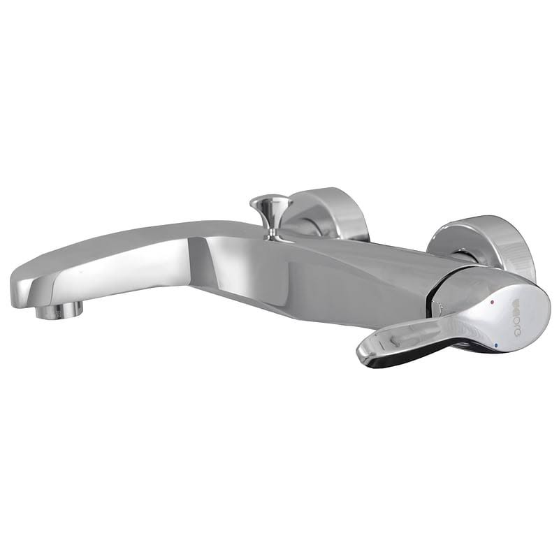 Polished Silver Bath Shower Faucet D44235