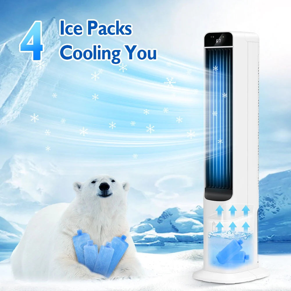 Evaporative Air Cooler Tower Fan 3-in-1 Humidifier Z530546