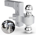 Adjustable Trailer Hitch Dual Ball Mount 5,000 LBS Capacity A572621