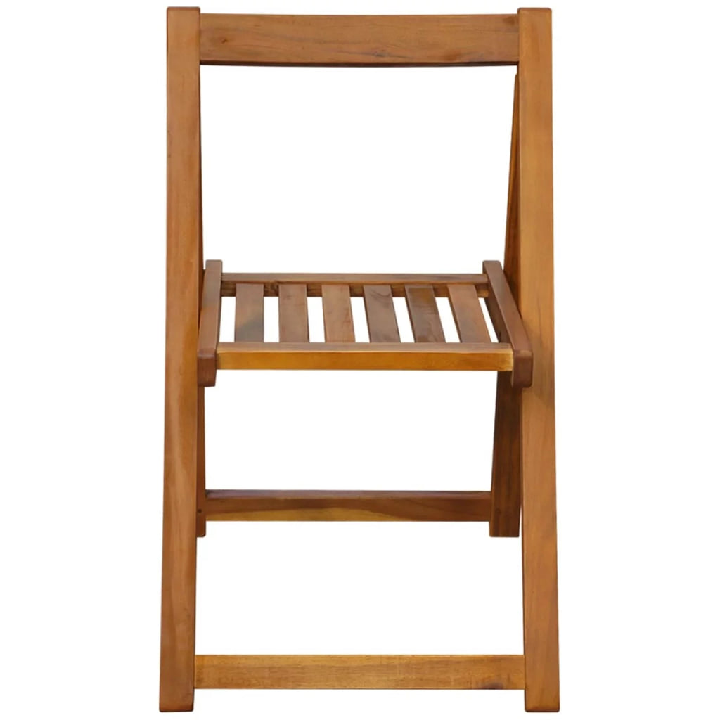 Folding Patio Chairs 2 pcs Acacia Wood Z14465