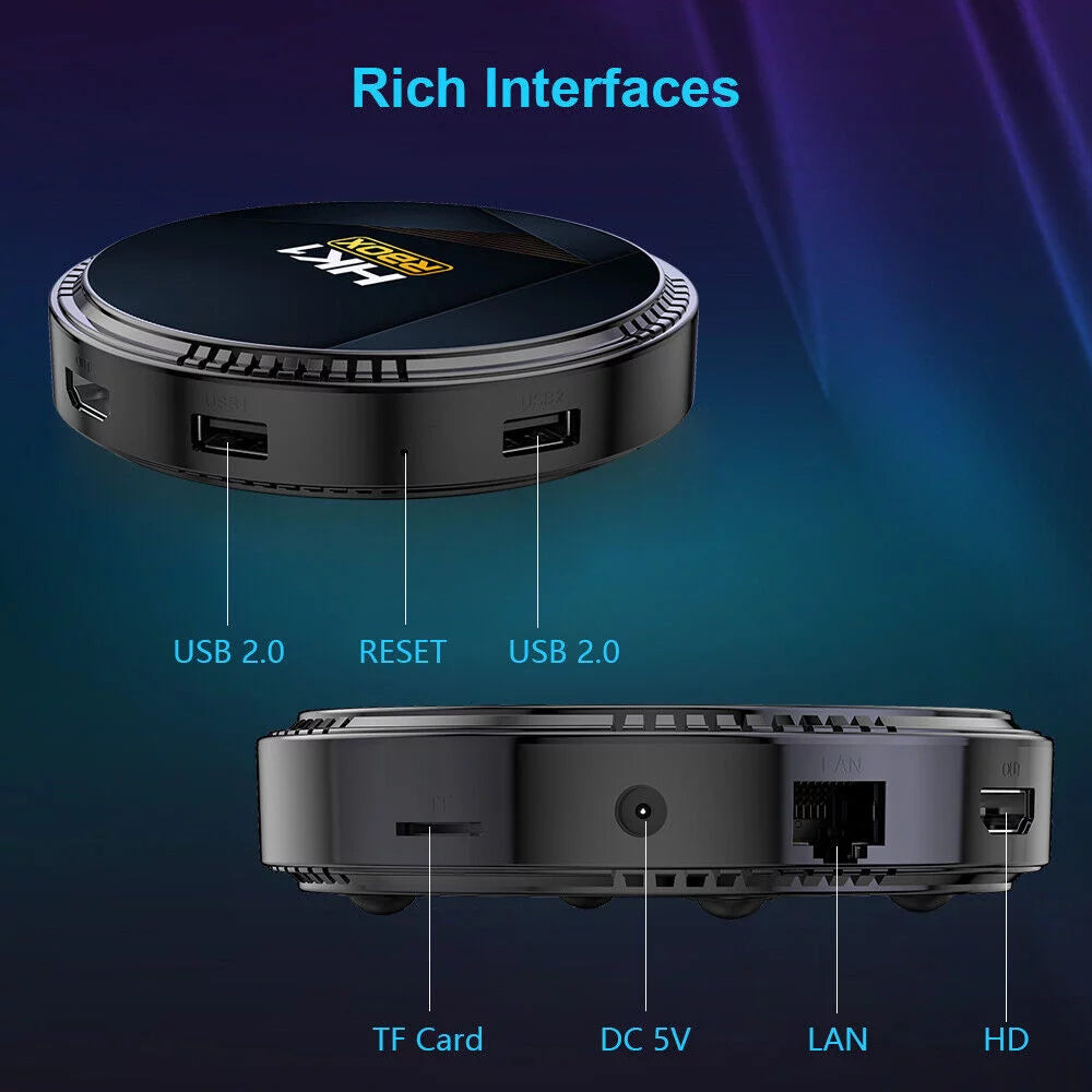 Android 12.0 4+32GB Ultra HD 6K HDR WiFi TV Streamer Player U27711