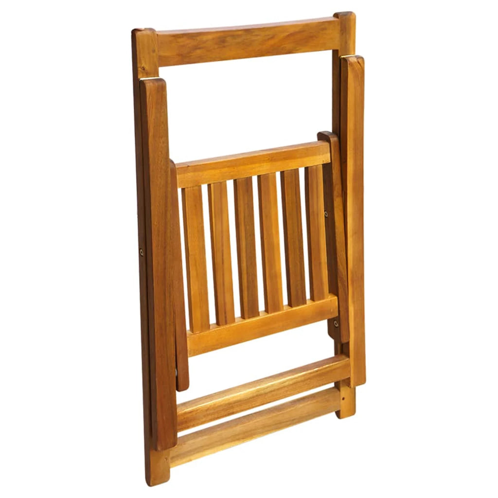 Folding Patio Chairs 2 pcs Acacia Wood Z14465