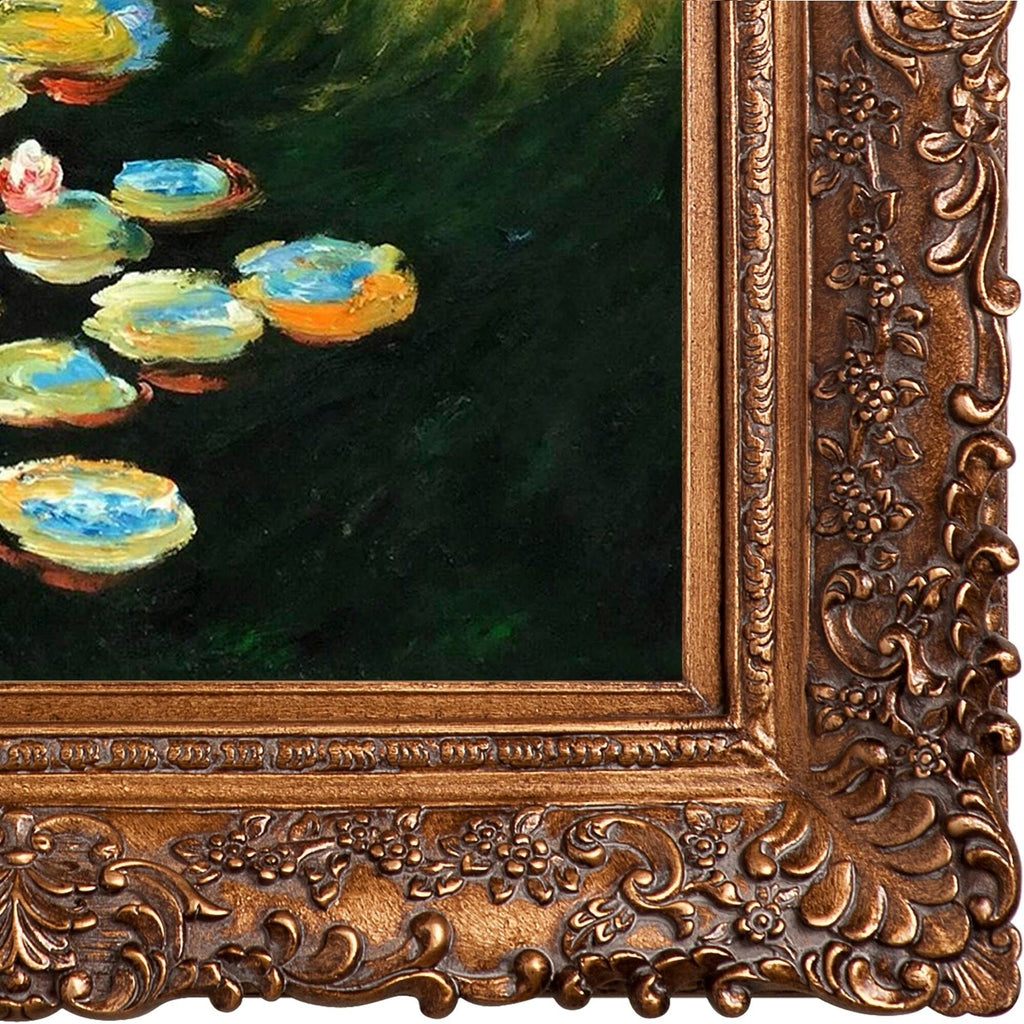 Water Lilies with Gold Frame X552780