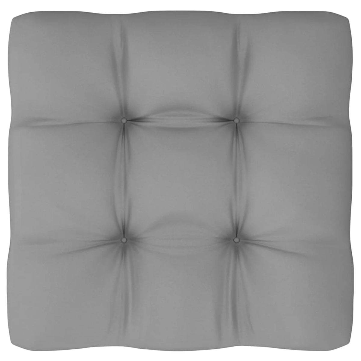12 Piece Gray Cushioned Pinewood Sectional Outdoor Furniture Set F766584