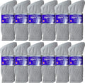Cotton Crew Ankle Diabetic Socks V1647