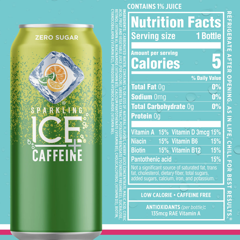 12 16oz Can Flavored Sparkling Water Variety Pack K904
