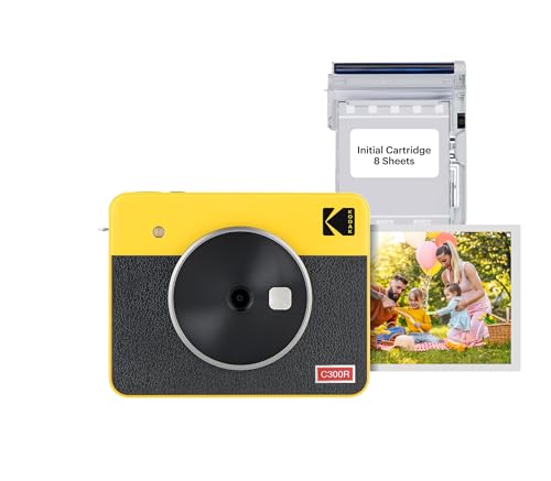 2-in-1 Instant Camera and Photo Printer 3x3 inches White P89325
