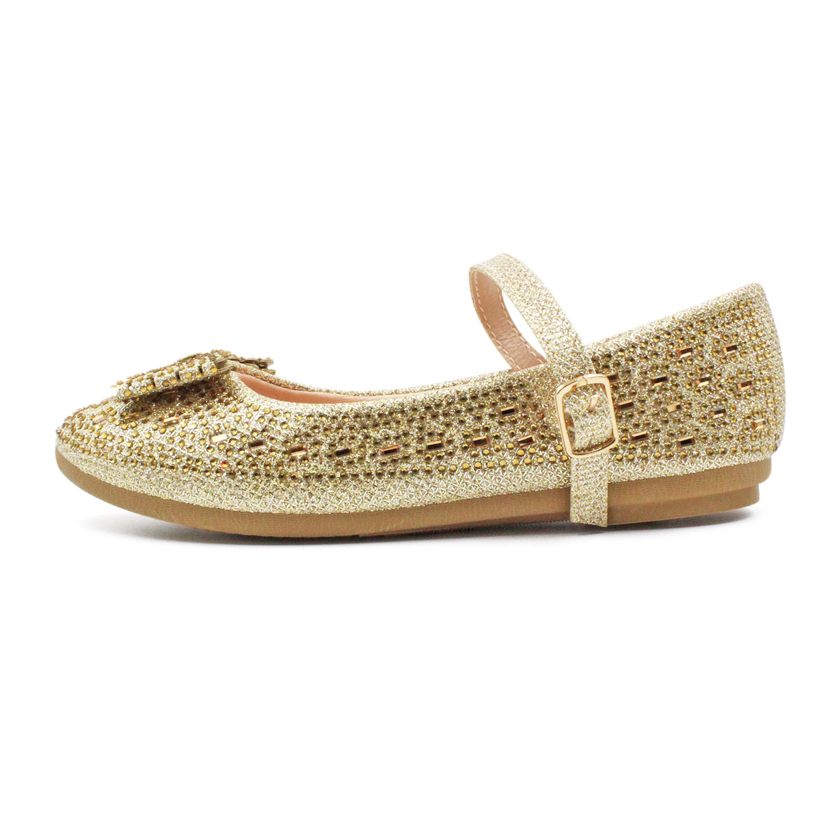 Glitter Mary Jane Ballet Flats F1749