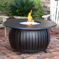47" Wide 40,000 BTU Freestanding Liquid Propane Round Table Fire Pit O804