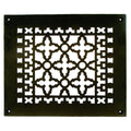 Black Cast Iron Grille with Screws Holes N5502