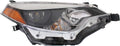 Headlight Assembly for Toyota Corolla 2014 2015 2016 Passenger Side Black Housing A7702