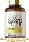 Grass Fed Beef Tallow 3120mg 200 Softgel Capsules S152