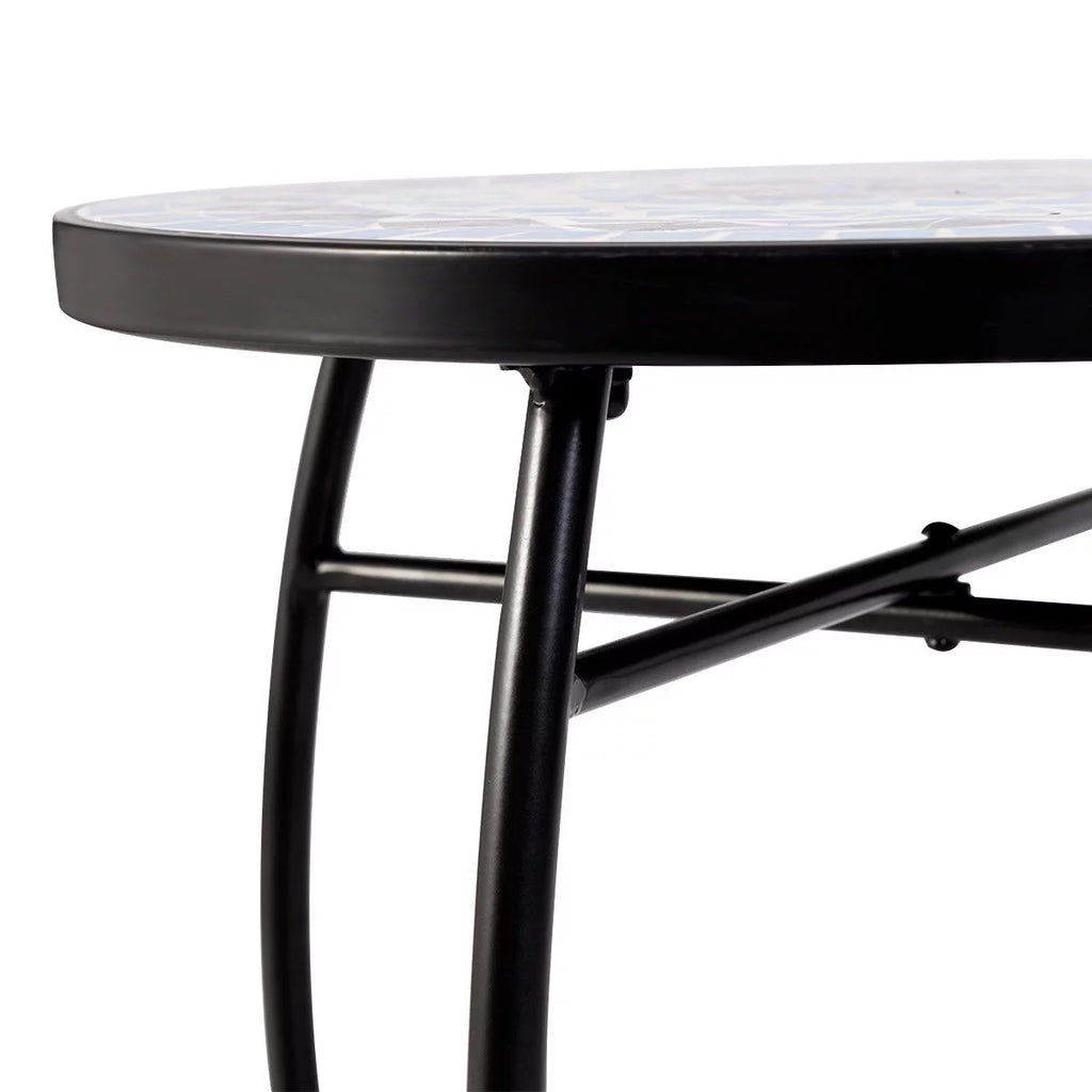 Cobalt Blue Mosaic Accent Table B730976