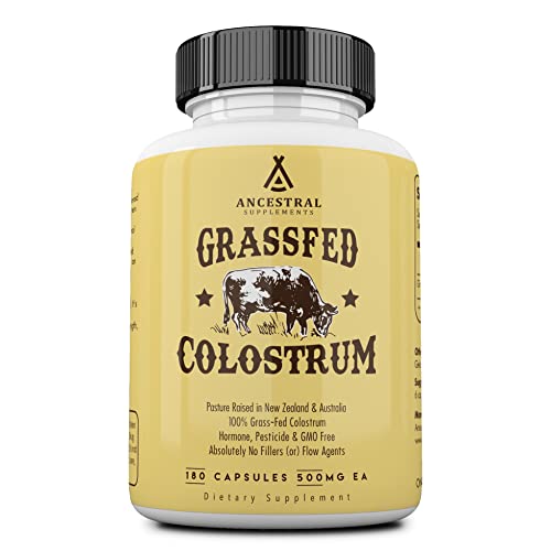 Grass Fed Beef Colostrum Supplement, 3000 mg, 180 Capsules D717