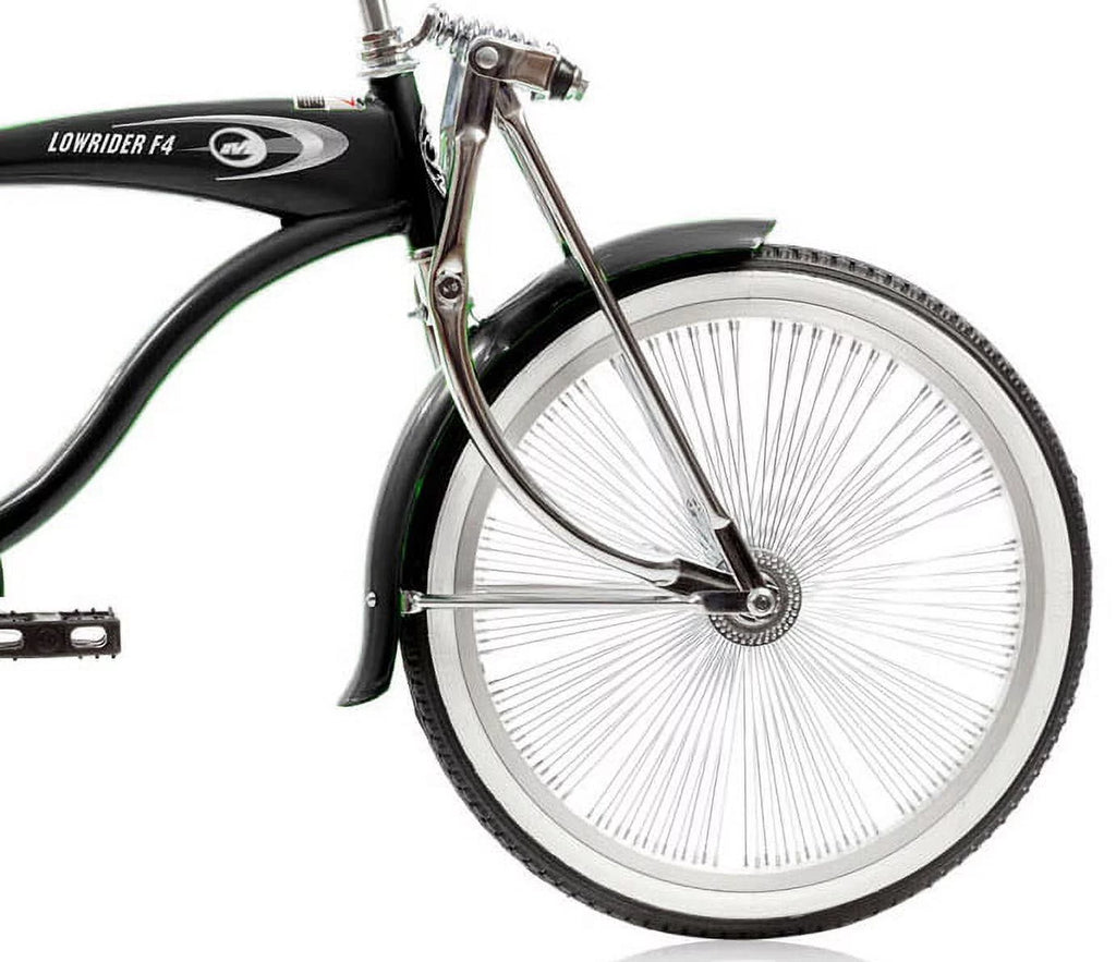 20 In. Lowrider Hi-Ten Steel Coaster Brake Single Speed Black C592