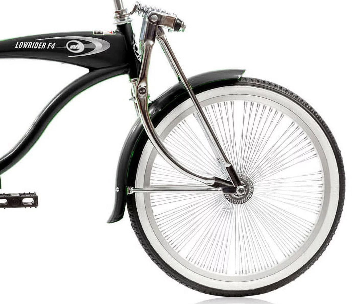 20 In. Lowrider Hi-Ten Steel Coaster Brake Single Speed Black C592
