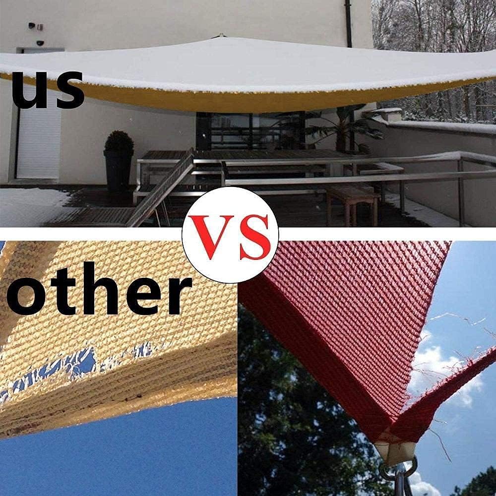 13’x16’ Earthy Yellow Sun Shade Sail Canopy J491